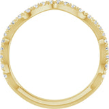 14K Yellow 1/3 CTW Natural Diamond French-Set Anniversary Band