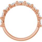 14K Rose Gold 1/2 CTW Natural Diamond Anniversary Band