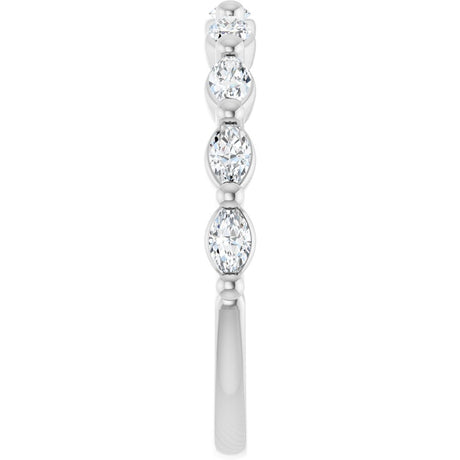 14K White Gold 1/2 CTW Lab-Grown Diamond Anniversary Band
