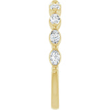 14K Yellow Gold 1/2 CTW Natural Diamond Anniversary Band