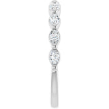 14K White Gold 1/2 CTW Lab-Grown Diamond Anniversary Band