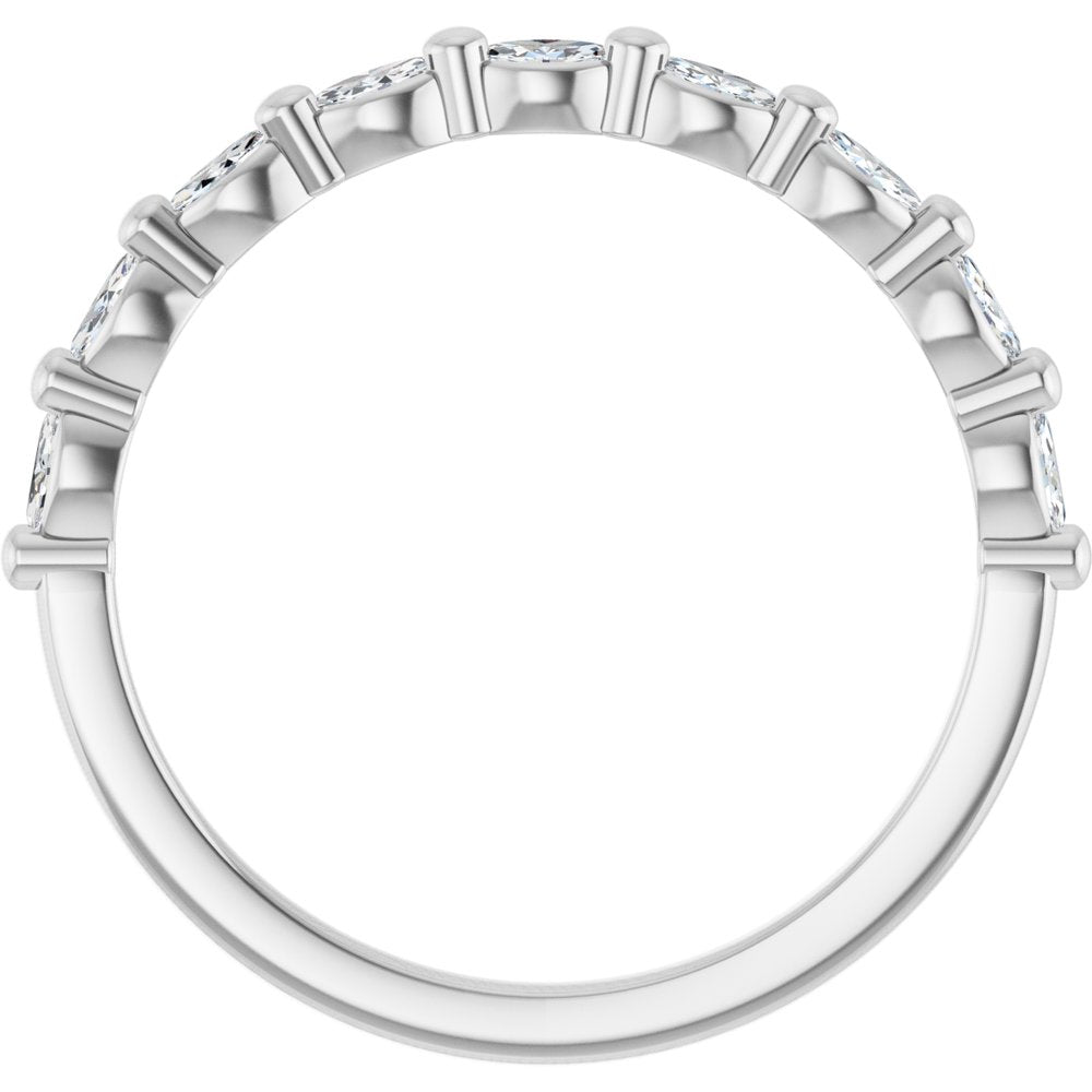 Platinum 1/4 CTW Lab-Grown Diamond Anniversary Band