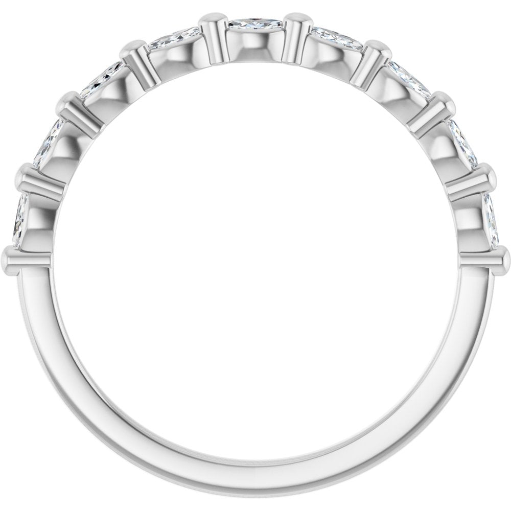 14K White Gold 1/4 CTW Lab-Grown Diamond Anniversary Band