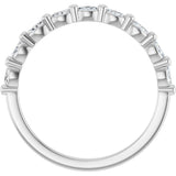 14K White Gold 1/4 CTW Lab-Grown Diamond Anniversary Band