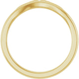 14K Yellow Stackable Crown Ring