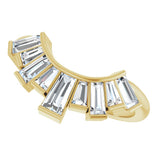 14K Yellow Gold 3/4 CTW Natural Diamond Contour Band