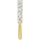 14K Yellow 1 CTW Natural Diamond Anniversary Band