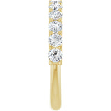 14K Yellow 1 CTW Natural Diamond Anniversary Band