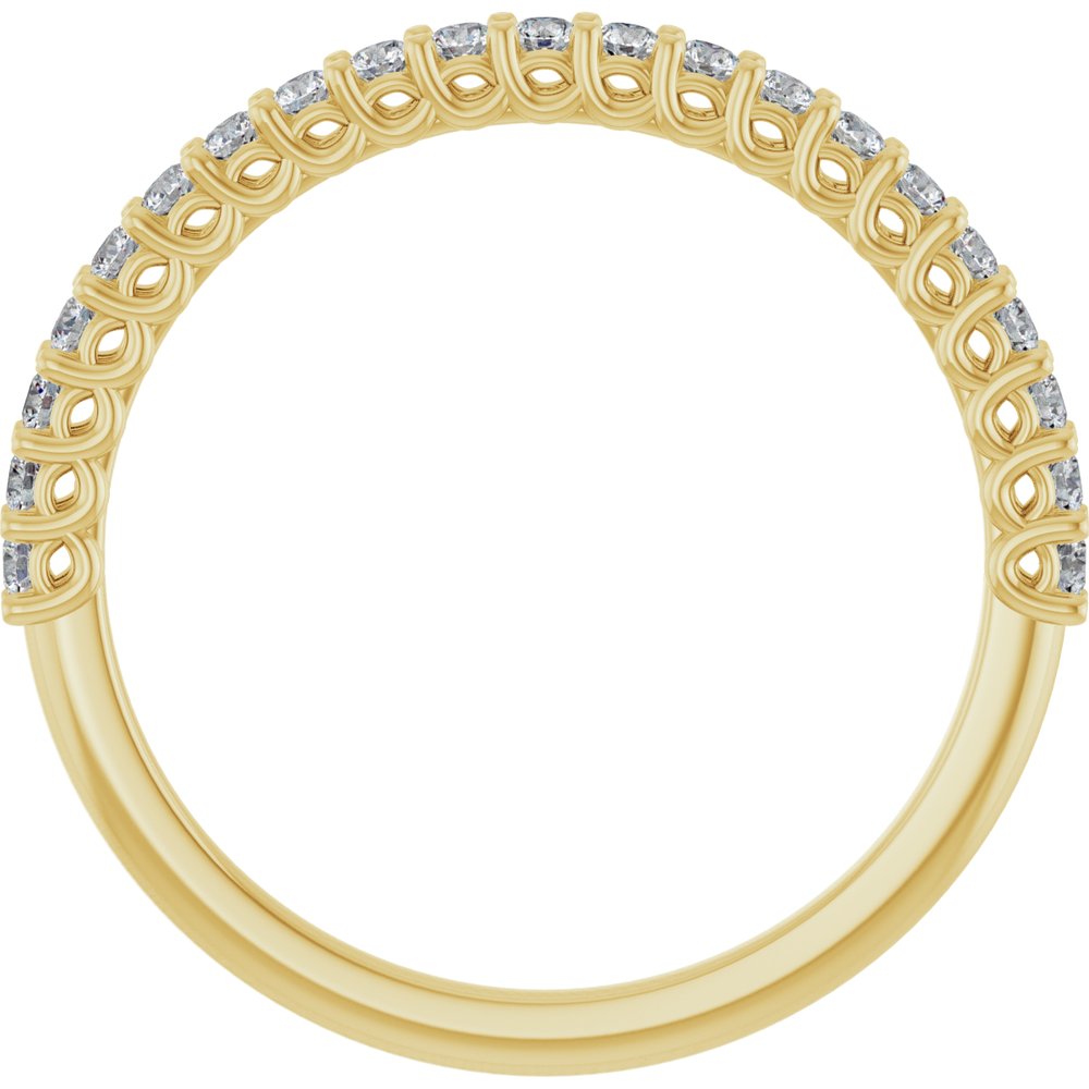 14K Yellow 1/4 CTW Natural Diamond Anniversary Band