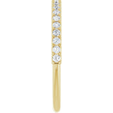 14K Yellow 1/4 CTW Natural Diamond Anniversary Band