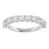 14K White 1 CTW Natural Diamond Anniversary Band