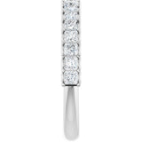 14K White 7/8 CTW Natural Diamond Anniversary Band