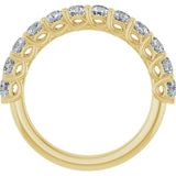 14K Yellow 1 CTW Natural Diamond Anniversary Band