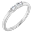 14K White 1/6 CTW Lab-Grown Diamond Anniversary Band