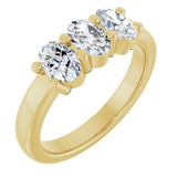 14K Yellow Gold 1 1/8 CTW Lab-Grown Diamond Anniversary Band