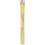 14K Yellow 1/4 CTW Natural Diamond Anniversary Band