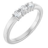 14K White 1/3 CTW Natural Diamond Anniversary Band