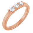 14K Rose Gold 1/3 CTW Natural Diamond Anniversary Band