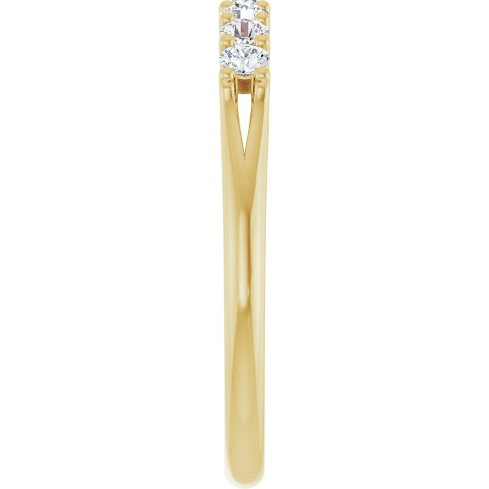 14K Yellow Gold 1/3 CTW Natural Diamond Anniversary Band