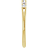 14K Yellow 1/3 CTW Natural Diamond Anniversary Band