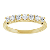 14K Yellow 3/8 CTW Lab-Grown Diamond Anniversary Band