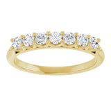 14K Yellow Gold 3/8 CTW Lab-Grown Diamond Anniversary Band