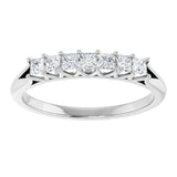 14K White 1/3 CTW Natural Diamond Anniversary Band