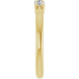 14K Yellow Gold 1/4 CTW Lab-Grown Diamond  Anniversary Band