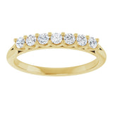 14K Yellow Gold 1/3 CTW Natural Diamond Anniversary Band