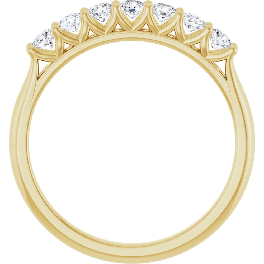 14K Yellow 3/8 CTW Lab-Grown Diamond Anniversary Band