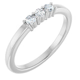 14K White 1/5 CTW Natural Diamond Anniversary Band