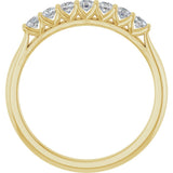 14K Yellow Gold 1/3 CTW Natural Diamond Anniversary Band
