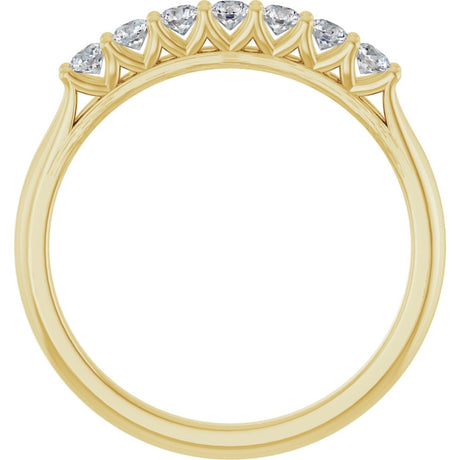 14K Yellow Gold 1/3 CTW Natural Diamond Anniversary Band