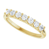 14K Yellow 3/8 CTW Lab-Grown Diamond Anniversary Band