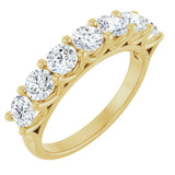 14K Yellow Gold 1 1/3 CTW Lab-Grown Diamond Anniversary Band