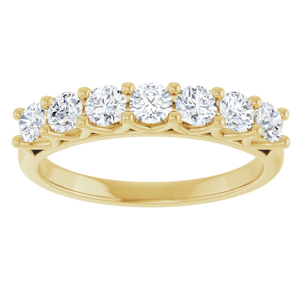 14K Yellow 3/8 CTW Lab-Grown Diamond Anniversary Band