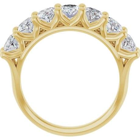 14K Yellow Gold 2 1/2 CTW Lab-Grown Diamond Anniversary Band