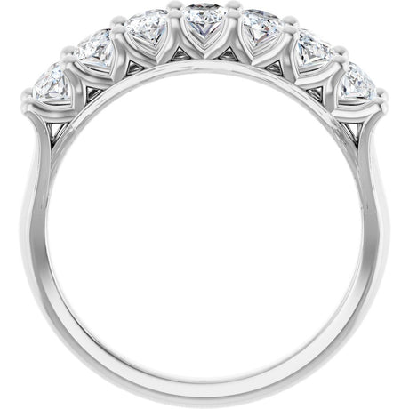 14K White Gold 1 1/3 CTW Lab-Grown Diamond Anniversary Band