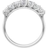 14K White Gold 1 1/3 CTW Lab-Grown Diamond Anniversary Band