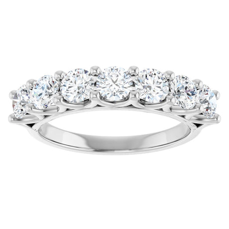 14K White Gold 1 1/3 CTW Lab-Grown Diamond Anniversary Band