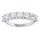 14K White Gold 1 1/3 CTW Lab-Grown Diamond Anniversary Band