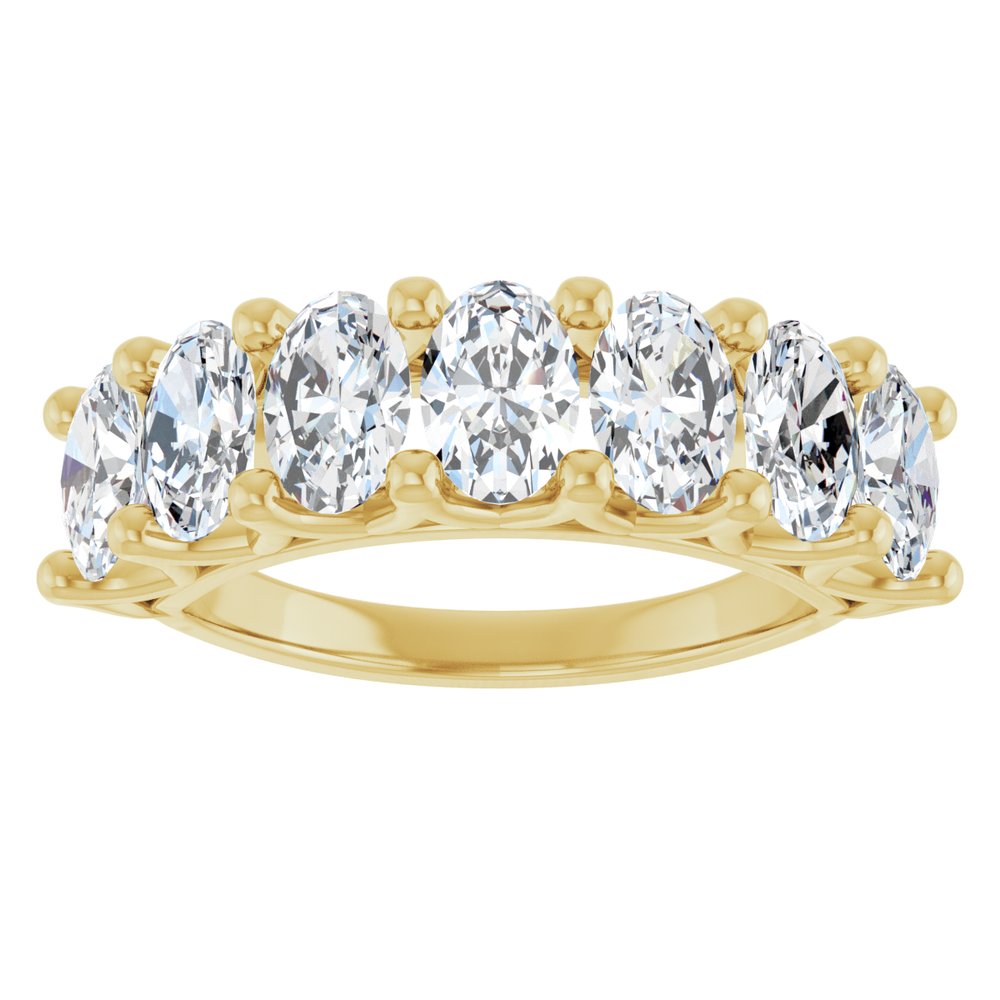 14K Yellow Gold 2 1/2 CTW Lab-Grown Diamond Anniversary Band