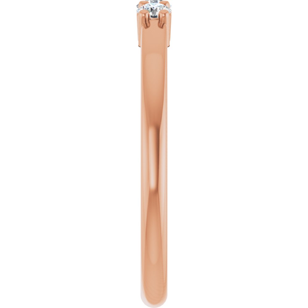 14K Rose Gold 1/5 CTW Natural Diamond Anniversary Band