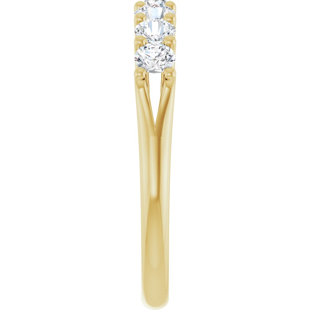 14K Yellow 3/8 CTW Lab-Grown Diamond Anniversary Band