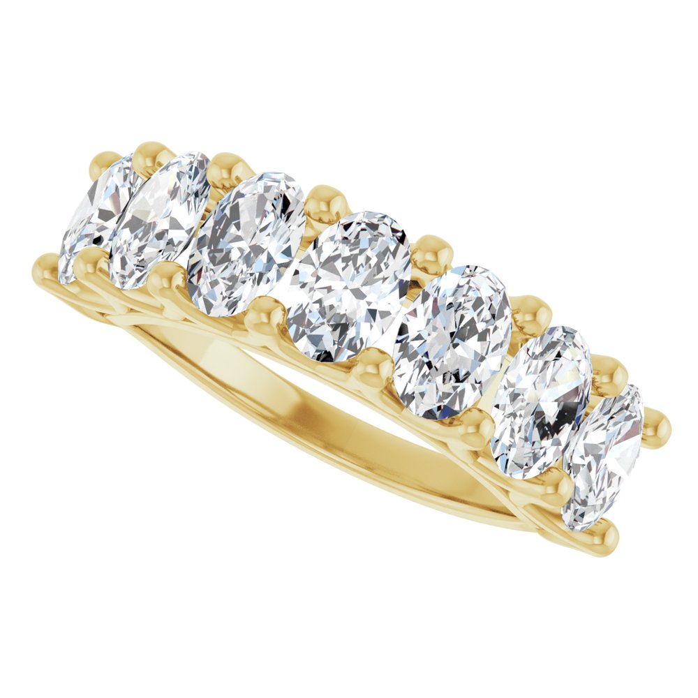 14K Yellow Gold 2 1/2 CTW Lab-Grown Diamond Anniversary Band