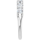 14K White Gold 1 1/3 CTW Lab-Grown Diamond Anniversary Band