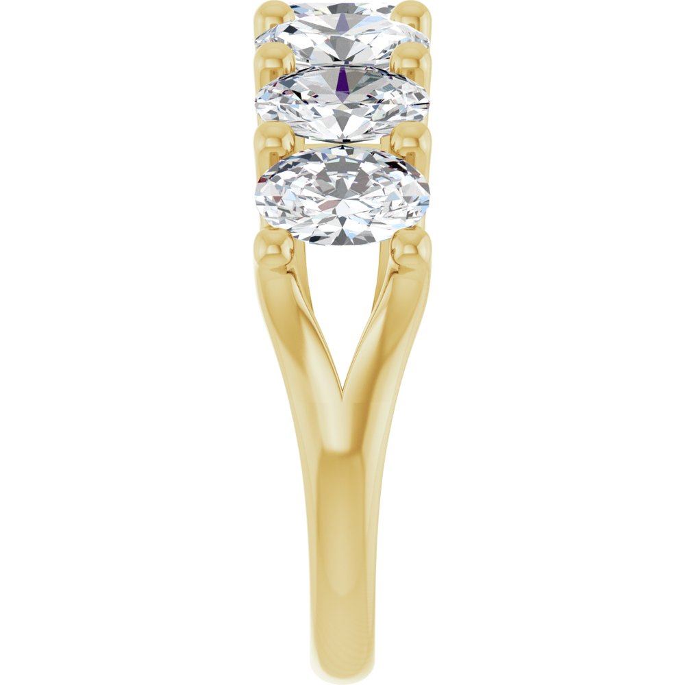 14K Yellow Gold 2 1/2 CTW Lab-Grown Diamond Anniversary Band