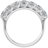 14K White Gold 1 1/3 CTW Lab-Grown Diamond Anniversary Band