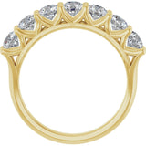 14K Yellow 1 1/3 CTW Lab-Grown Diamond Anniversary Band