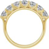 14K Yellow Gold 1 1/3 CTW Lab-Grown Diamond Anniversary Band